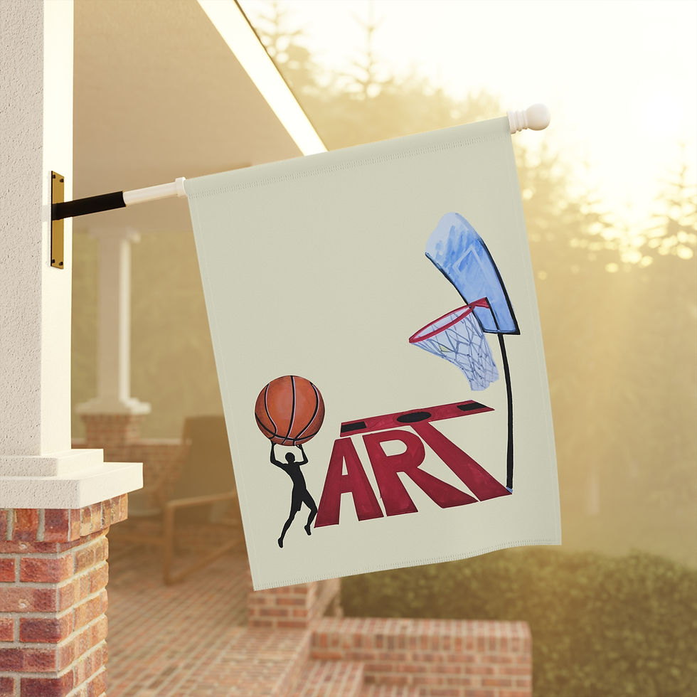 Thumbnail: Basketball PARTY Art Garden Banner