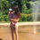 Thumbnail: Palm Leaf on pink - enfant - maillots assortis