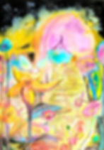 Starry night in the Flower Kingdom | Watercolor | CHINA