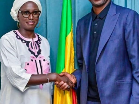 Patrick Vieira reçu en audience par la ministre de la jeunesse et des sports