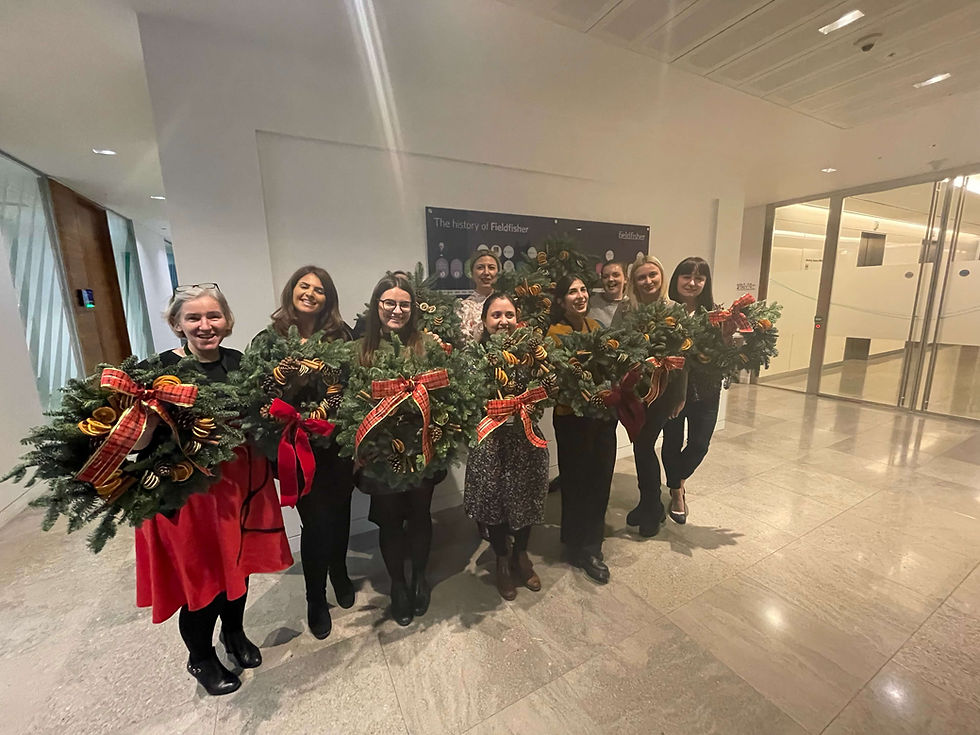 Christmas wreath workshop