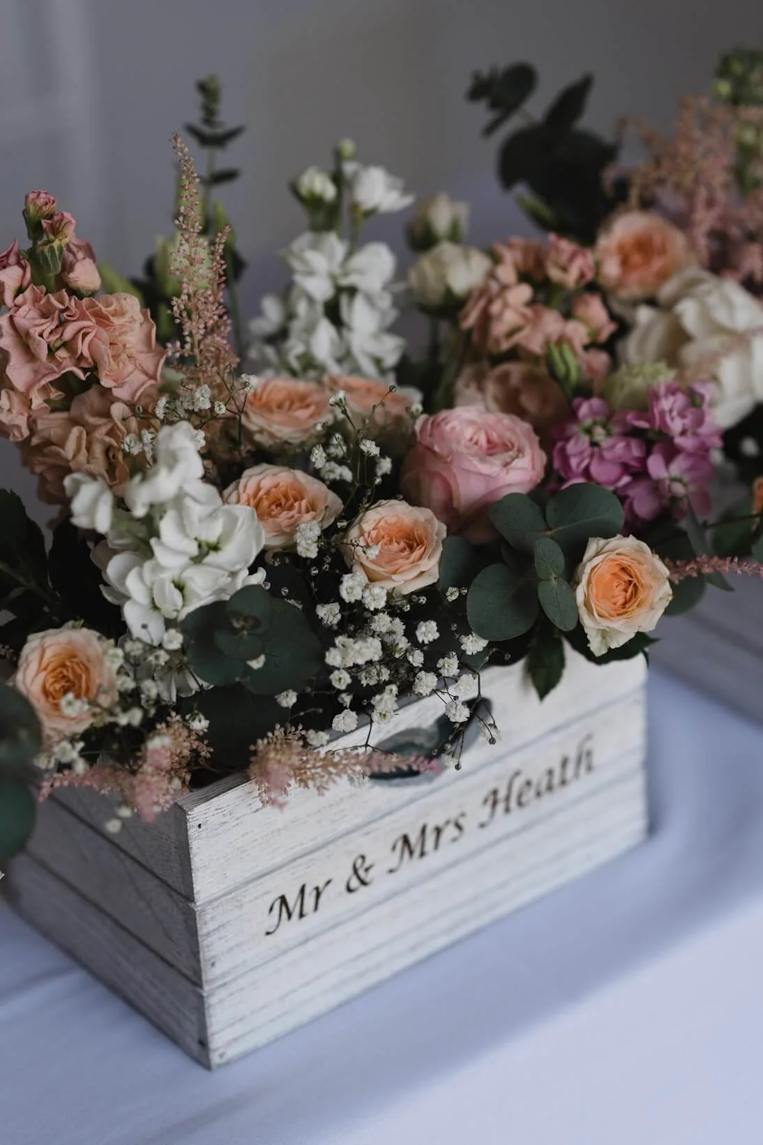 Fresh Flower Wedding Centrepiece