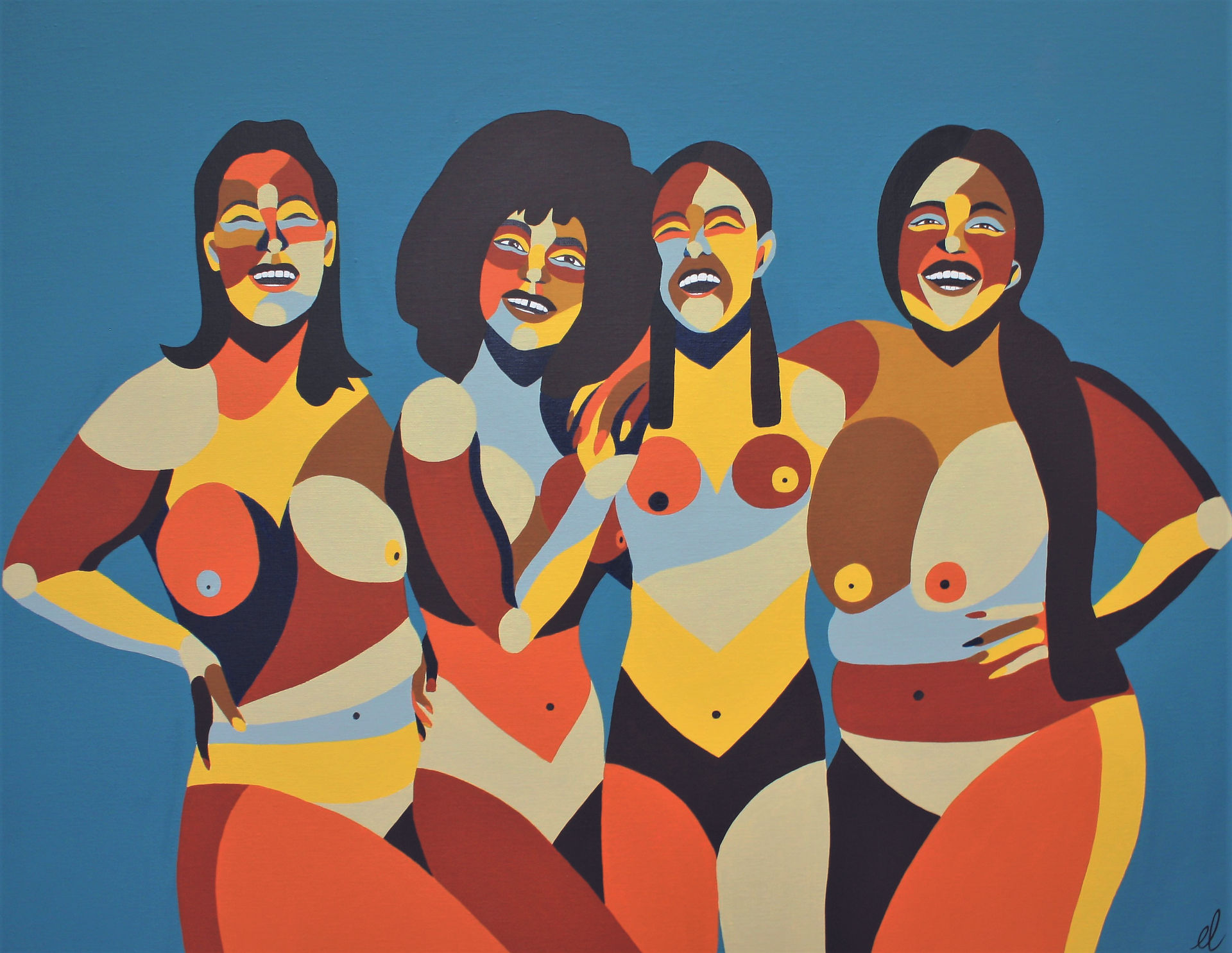 Des femmes peintes oeuvre