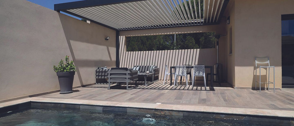 vue extérieure terrasse