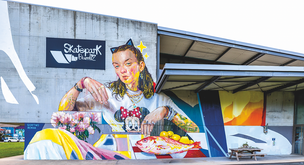 MURAL’HITZ, UN FESTIVAL TRANSFRONTALIER DÉDIÉ À L’ART URBAIN ET À LA LANGUE BASQUE