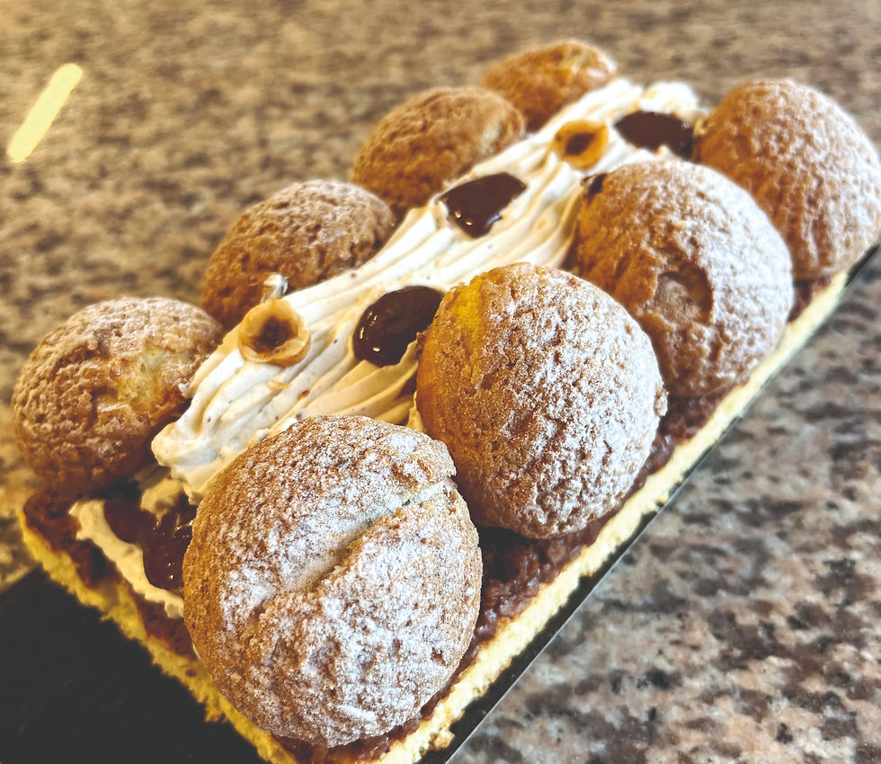 recette du chef : Buche Paris-Brest