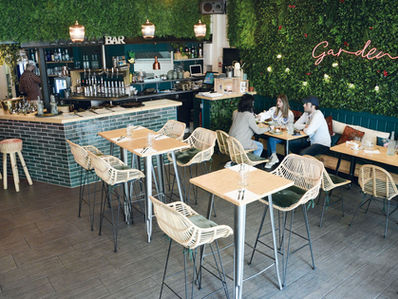 LE GARDEN :cuisine saine et esprit bohème