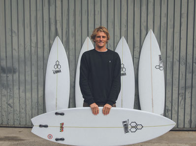 Charly Quivront, au sommet de la vague