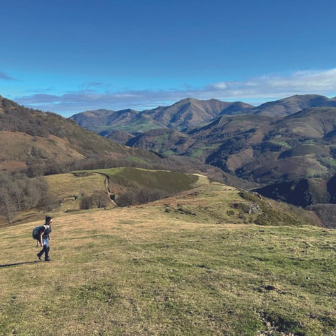 balade en montagne dans les landes