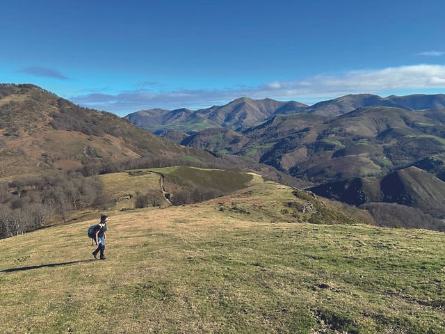 balade en montagne dans les landes