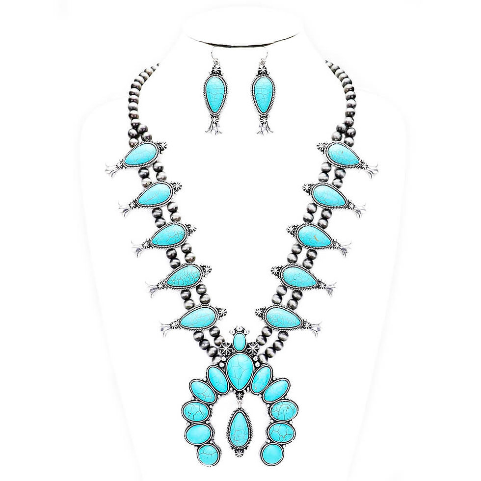 Thumbnail: Navajo Tribal Necklace Set