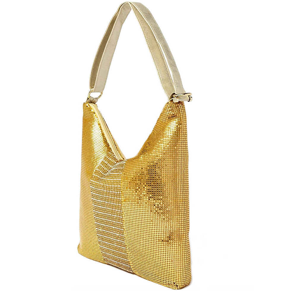 Thumbnail: Gold Sequins Summer Metallo Bag