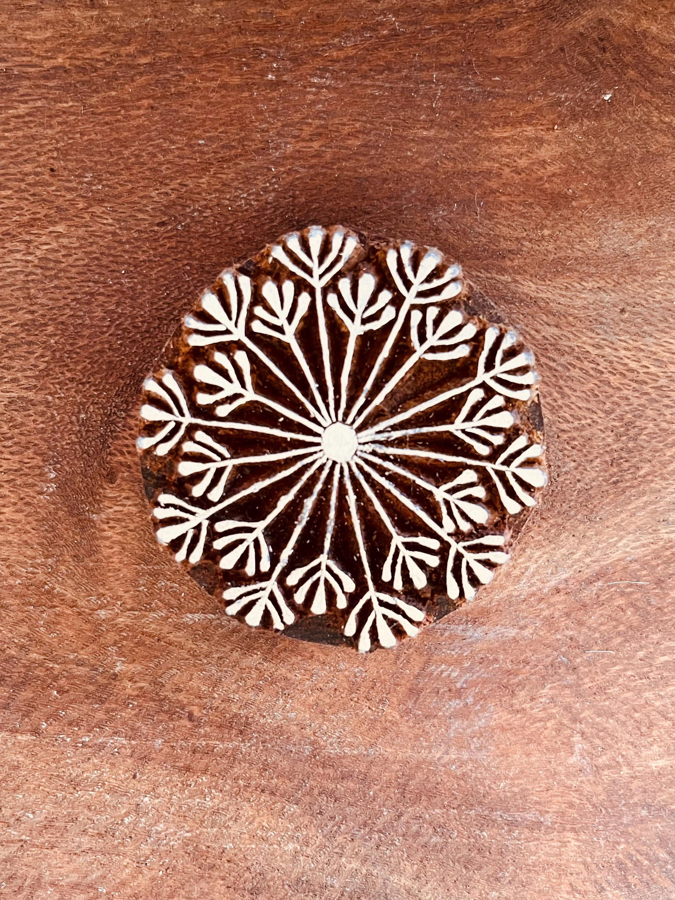 5cm Dandelion Pottery Stamp for Polymer, Ceramics, Woodblock, Clay, Textiles