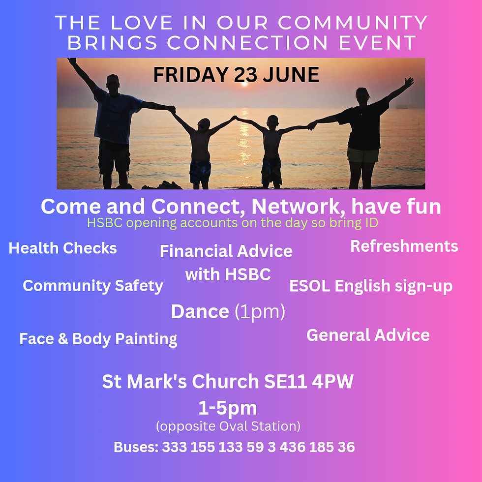 The Love in our community brings connection event