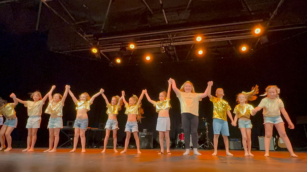 Alumnas de danza para niños en Rivas