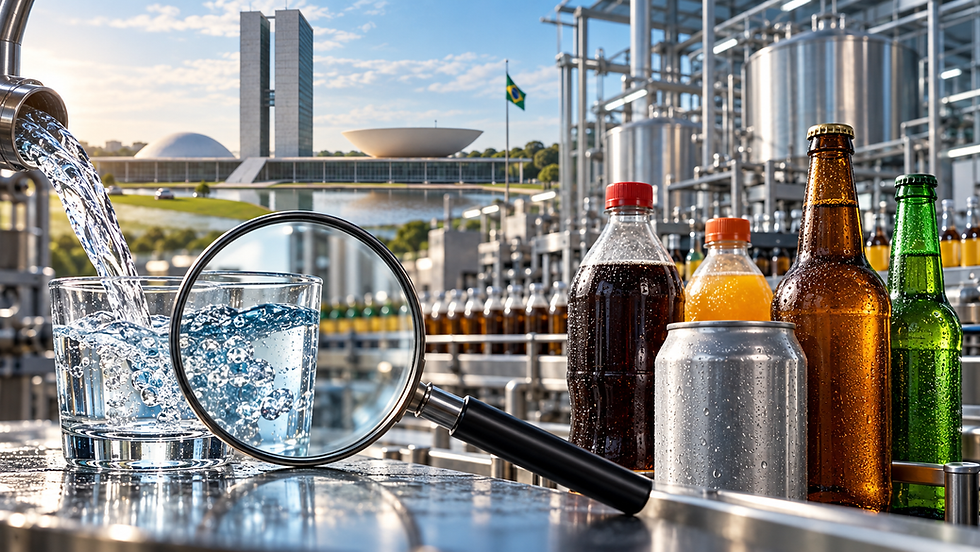Câmara dos Deputados propõe fiscalização sobre origem da água utilizada na fabricação de refrigerantes e cervejas