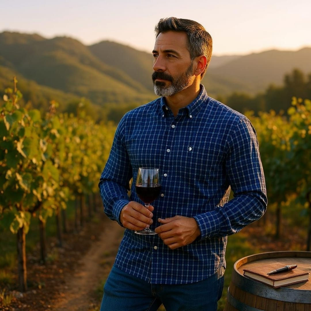 Camisa Confort Xadrez Bluewood - Fio Egípcio