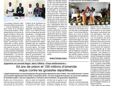 "Faux médicaments" : 04 ans de prison et 100 millions d’amende requis contre les grossistes répartiteurs