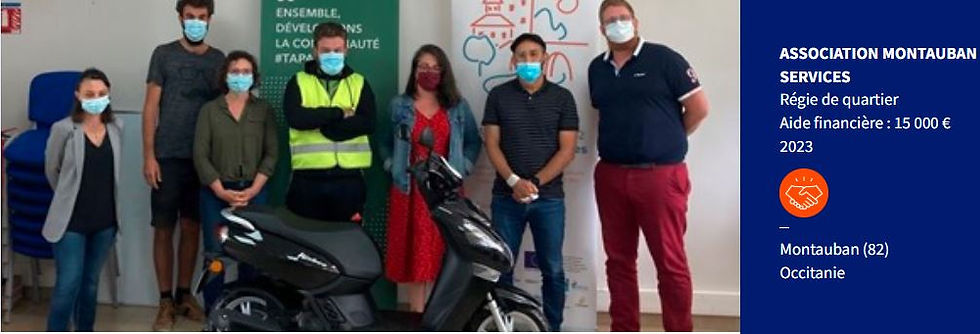 Montauban services wins €15,000 from Fape EDF 