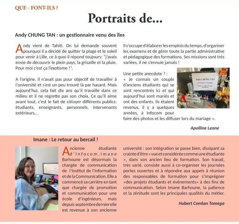 Portrait: Imane, back to the fold!