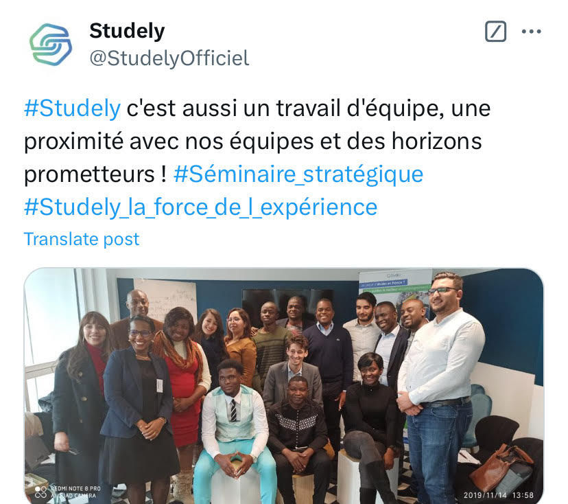 Post Equipe Studely