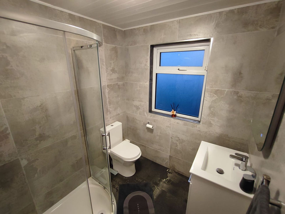 Bathroom tiling