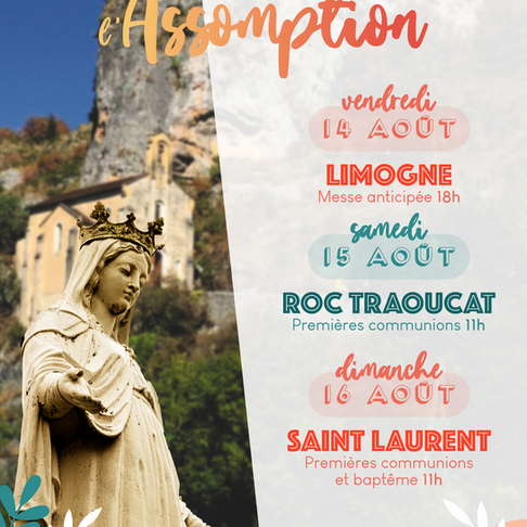 Programme Assomption 2020
