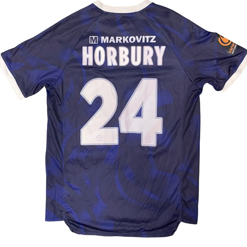 Buxton FC 2023/24 Match Worn Home Shirt 'Horbury' #24 - Very Good (M)