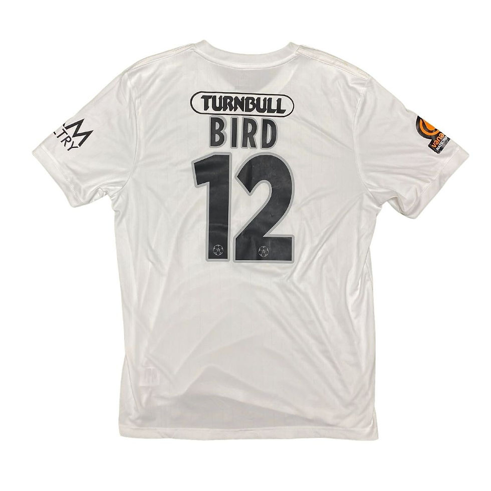 Boston United 2020/21 Matchworn Away Shirt 'Bird' #12 - Excellent (L)