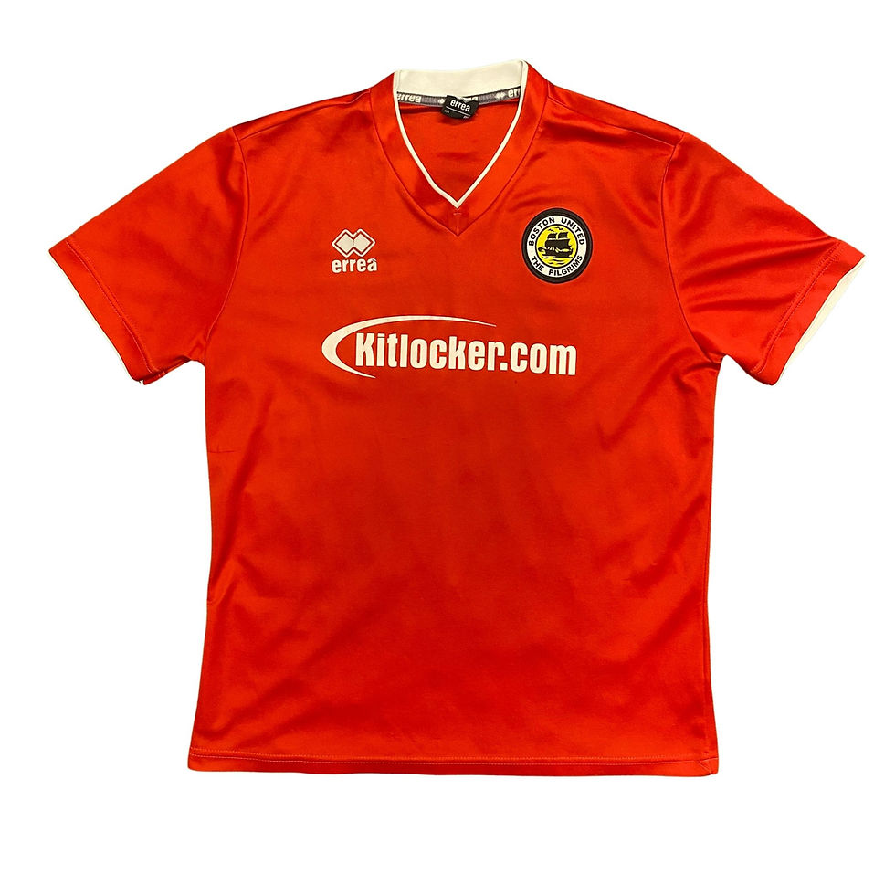 Boston United 2015/16 Errea Away Football Shirt Medium