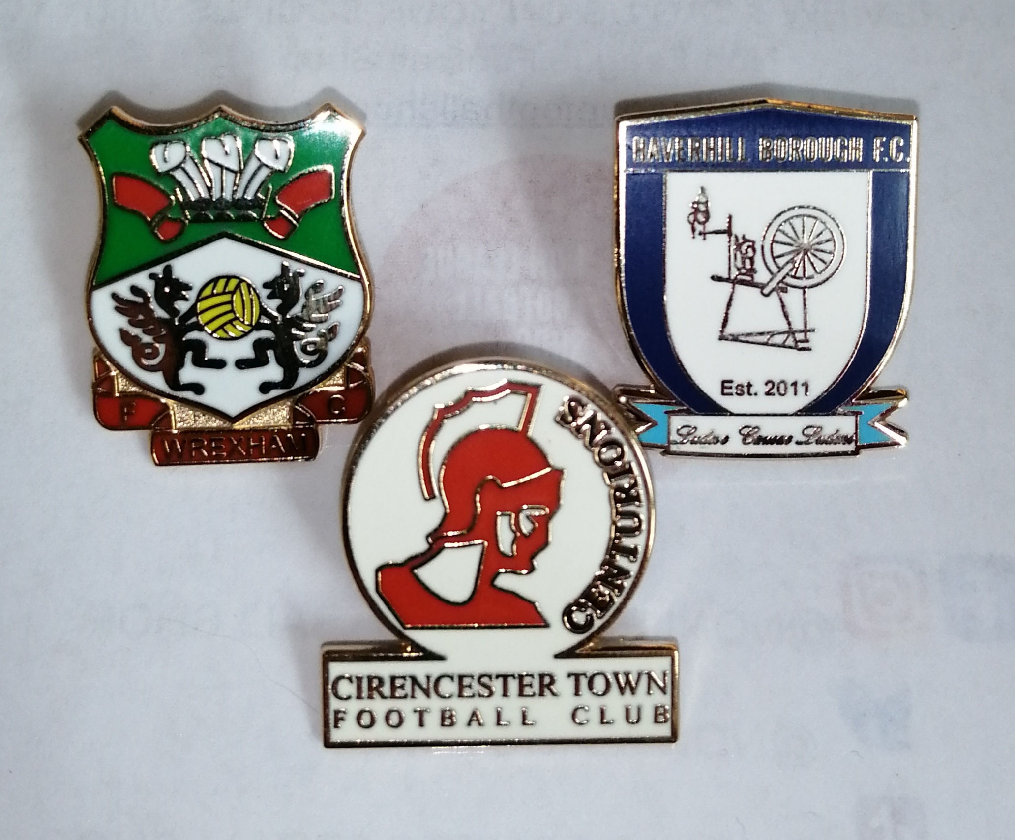 3 Mystery Non League Football Badges
