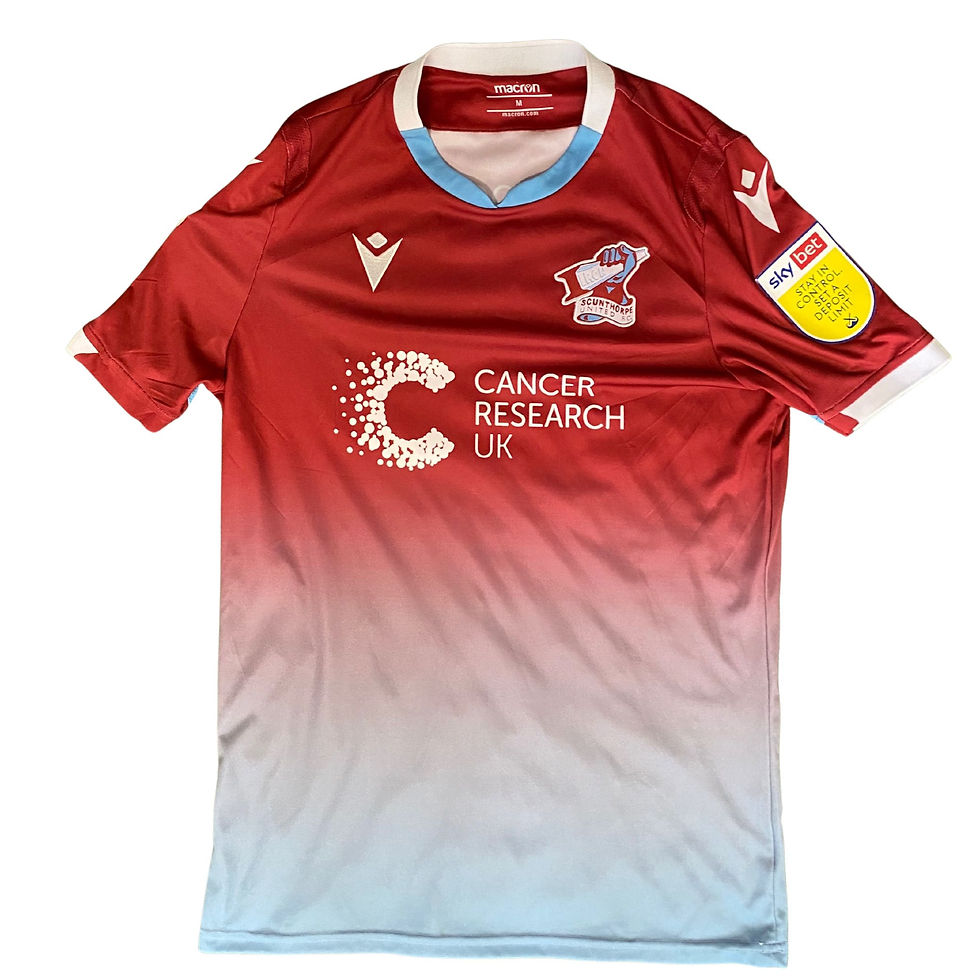 Scunthorpe United 2021/22 Home Shirt - Excellent (M)
