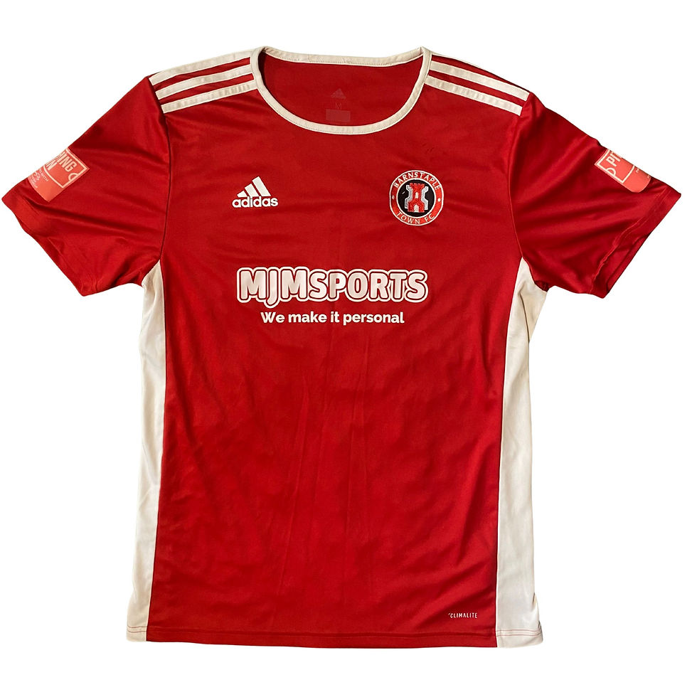 Barnstaple Town 2021/22 U18's Match Worn Home Shirt #11 - Very Good (M)
