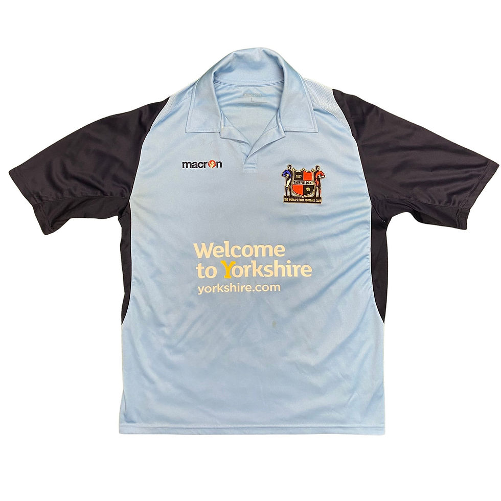 Sheffield FC 2009/10 Macron Away Football Shirt Large