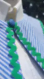 Μικρογραφία: PILGRIM Collar || Navy blue stripes