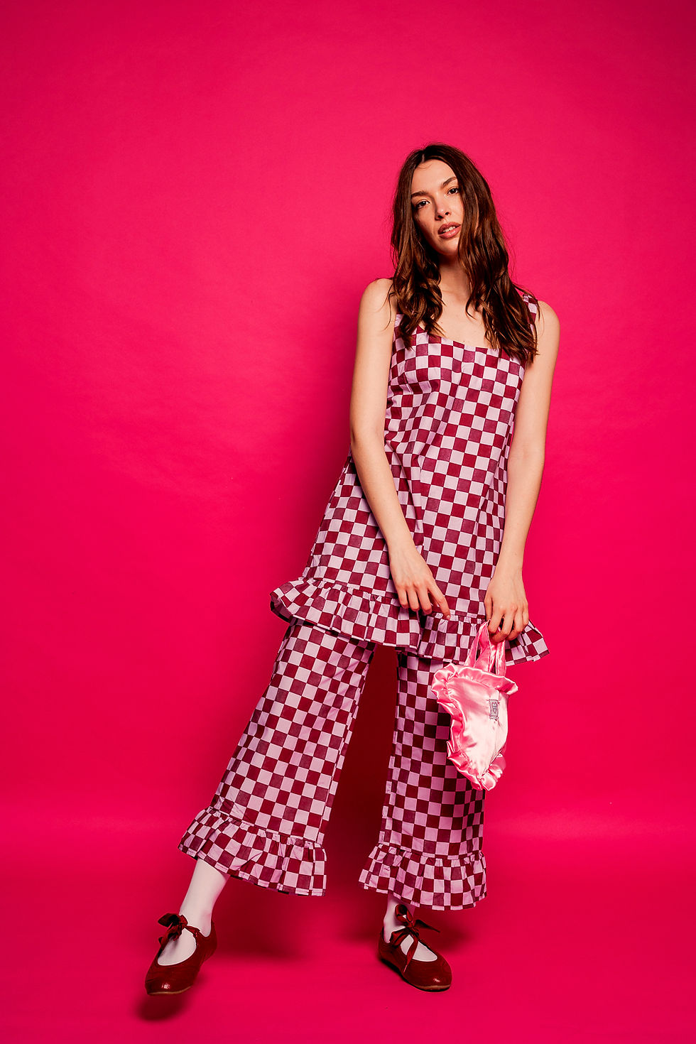 Μικρογραφία: Berry check pants