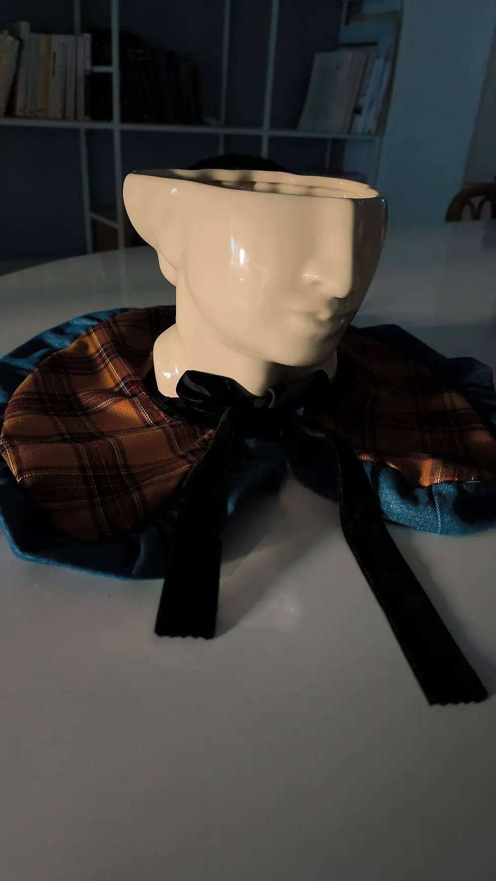 Μικρογραφία: Mustard Tartan/ Denim Collar 