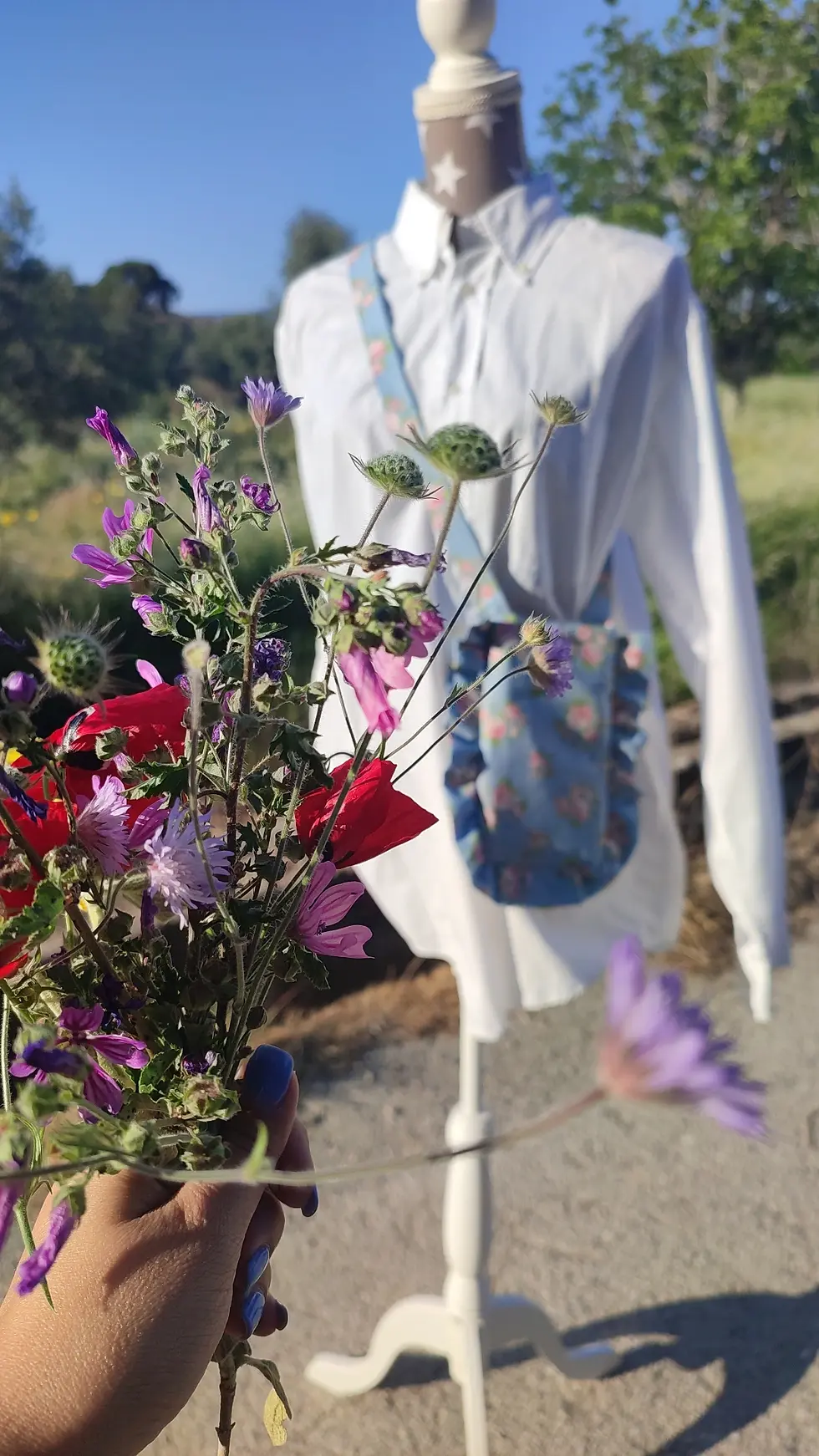 Μικρογραφία: Ruffled cross body bag |  cell phone bag| English Roses 