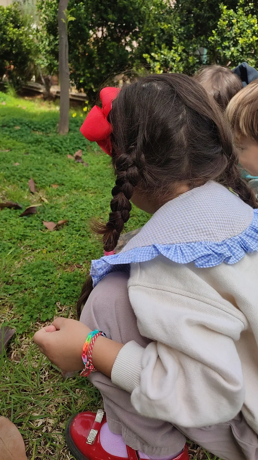 Μικρογραφία: ''Little Daughter'' Collar | Reversible / Baby blue checkered/ beige checkered