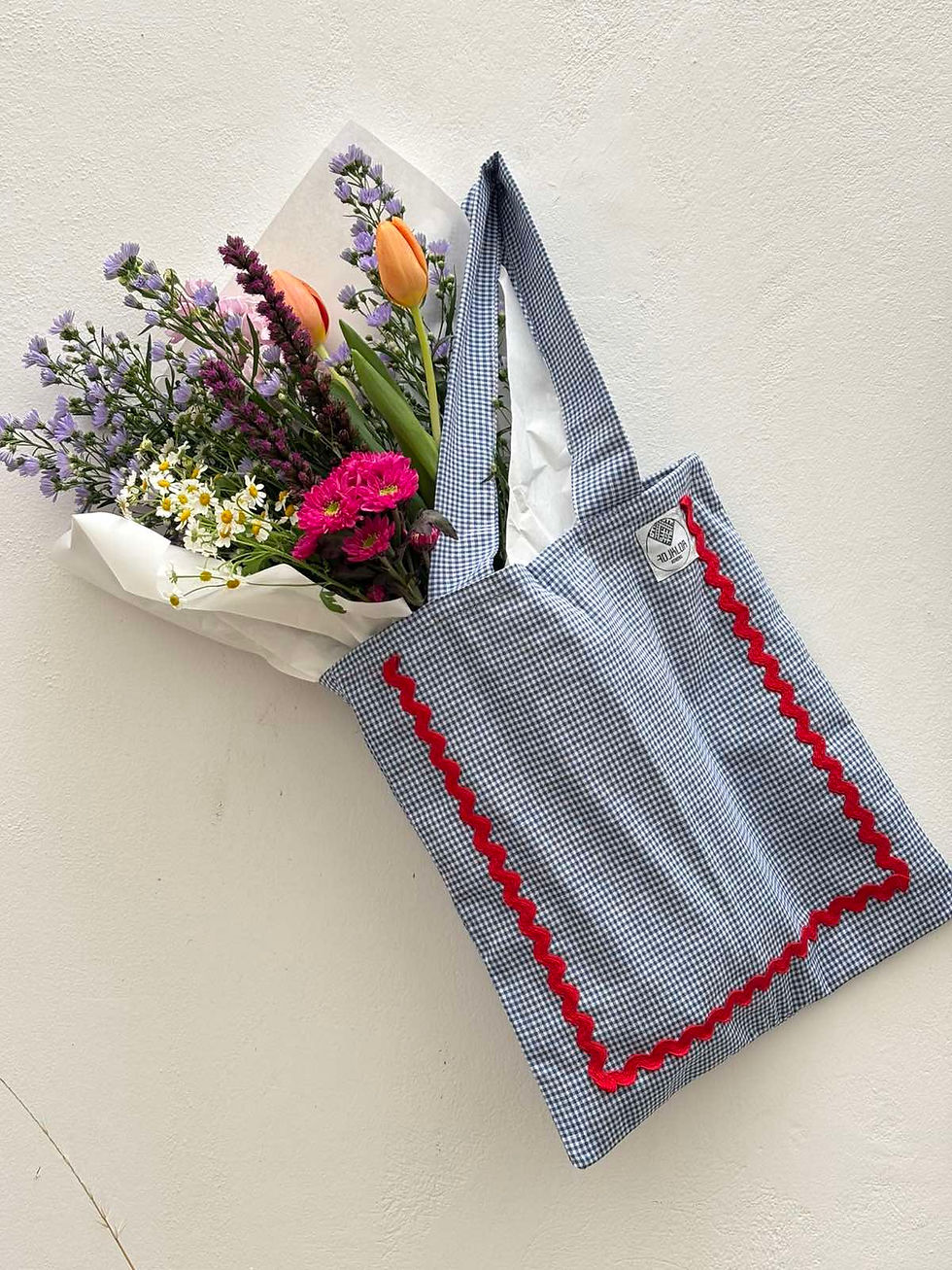 Μικρογραφία:  SHOPPING BAG | Vichy dark blue 