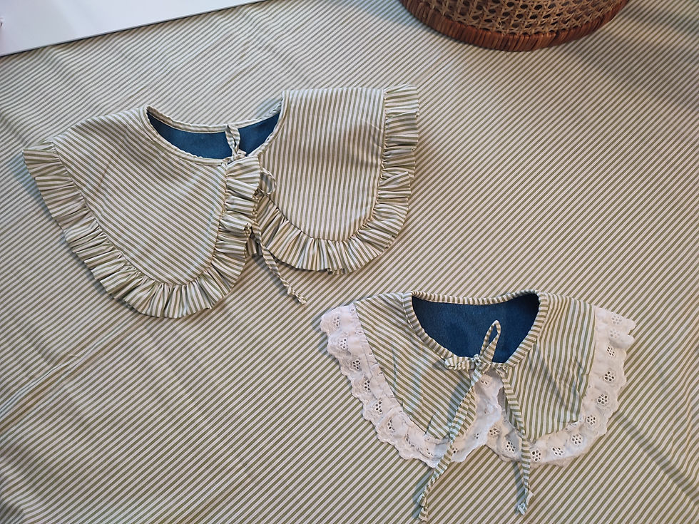 Μικρογραφία: "Little Daughter" / Denim / Green stripes