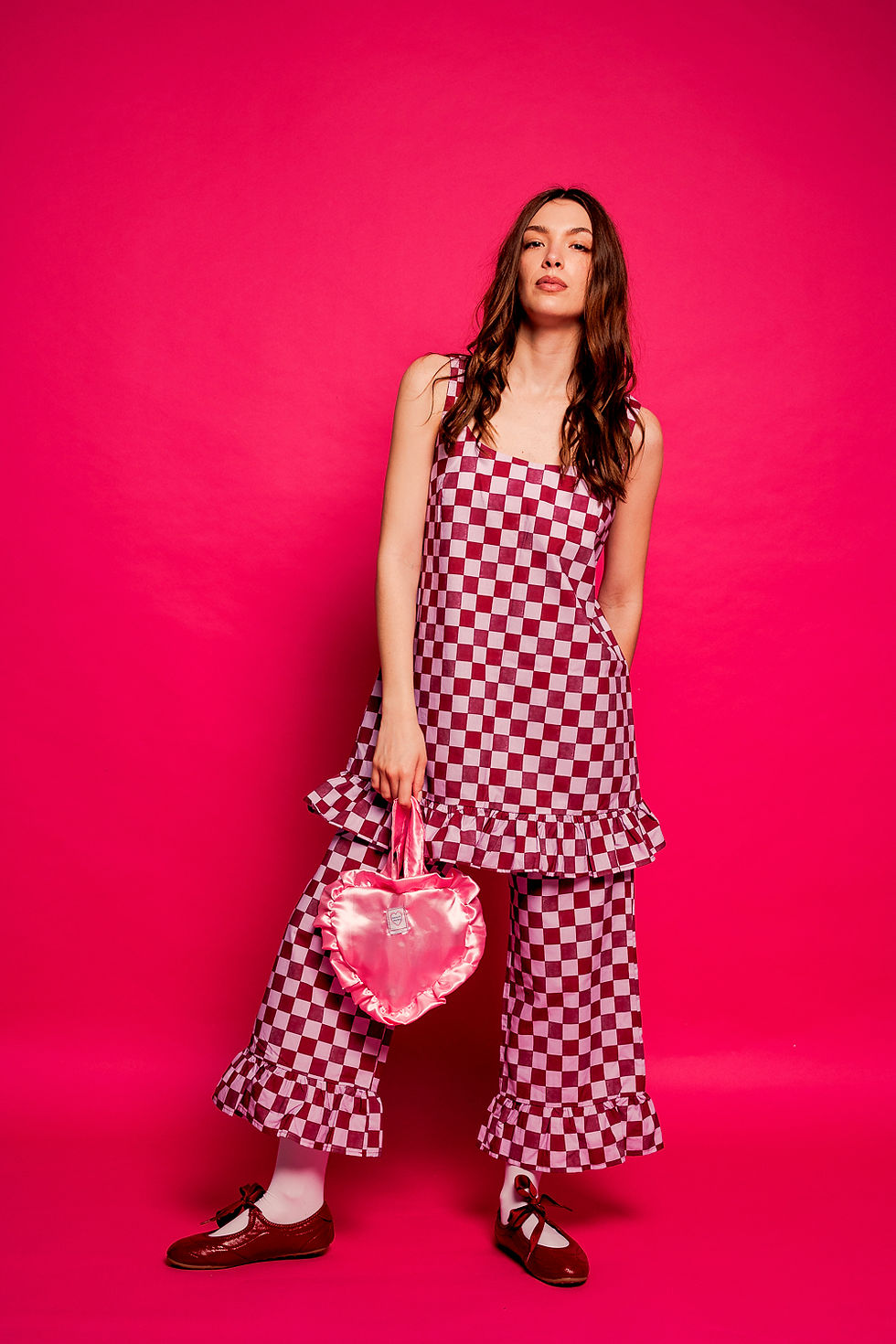 Μικρογραφία: Berry check dress