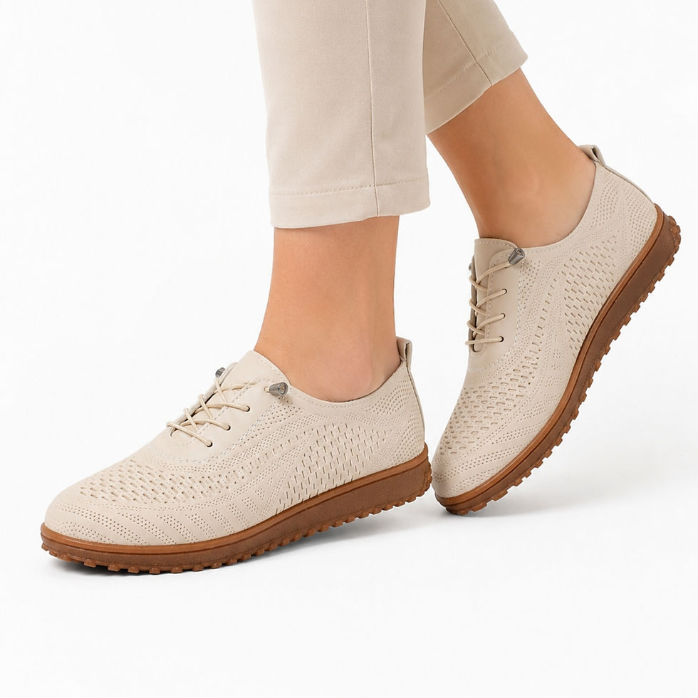Thumbnail: Casual Loafer Moccasin Shoes with Orthopedic Insole for Heel Spurs styleloaferyaz1