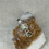 Thumbnail: Hexagon Tourmalinated Prehnite & Watermelon Tourmaline Pendant on SterlingSilver