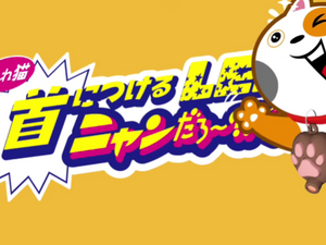 にゃんこの動きに合わせて光が揺れ動く、 追っかけループ構造で大興奮!
