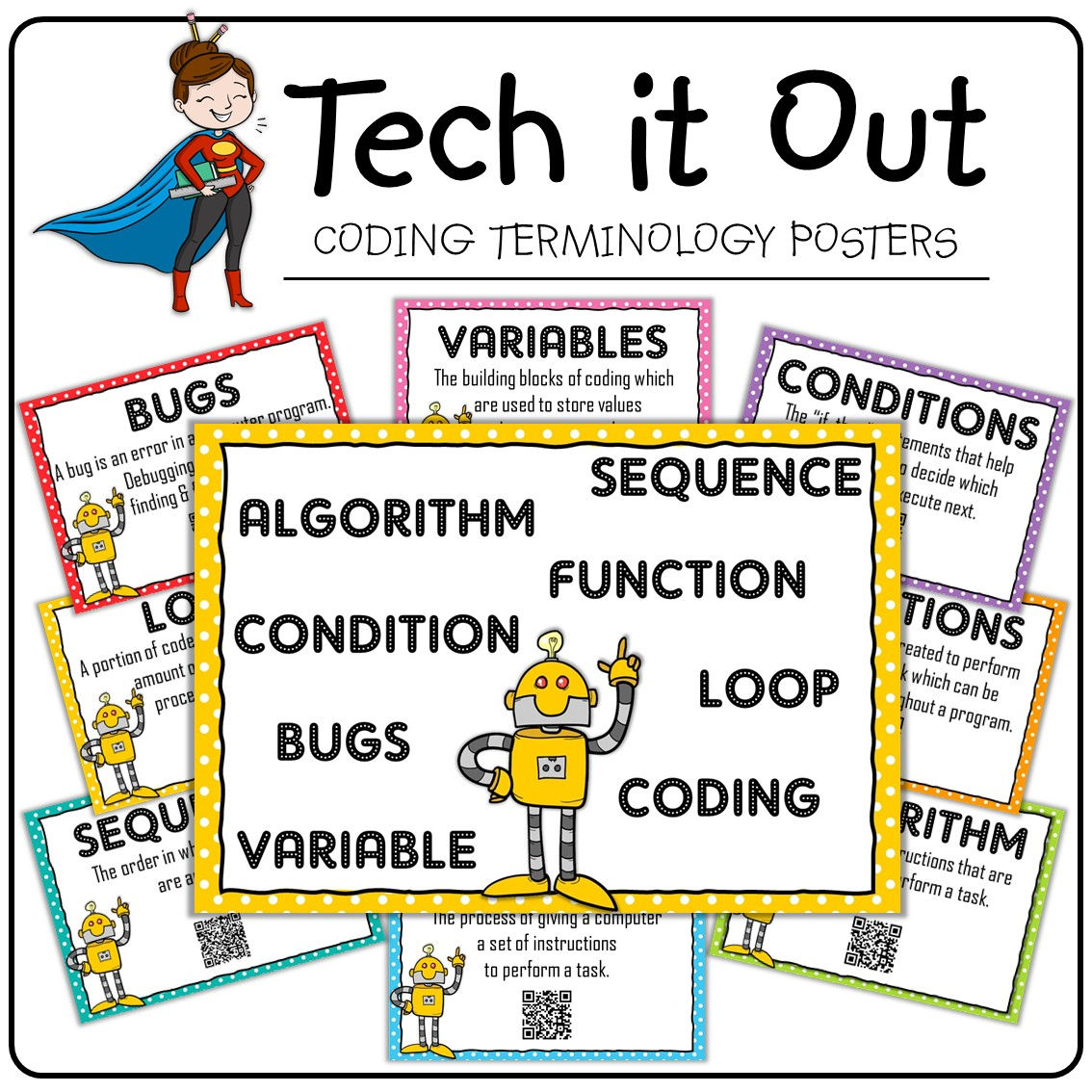 Coding Vocabulary Posters