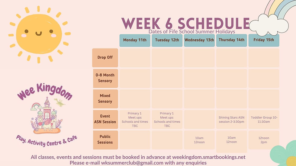 summer week 6