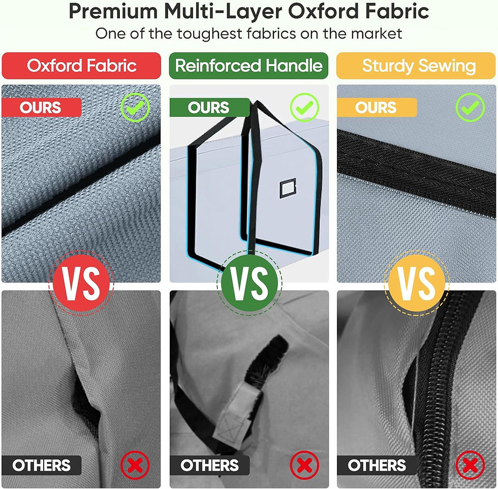 Thumbnail: Extra Large Christmas Tree Storage Bag, 900D Oxford Fabric