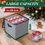 Thumbnail: Soft Christmas Ornament Storage Box with Dividers for 64 & 128 Balls