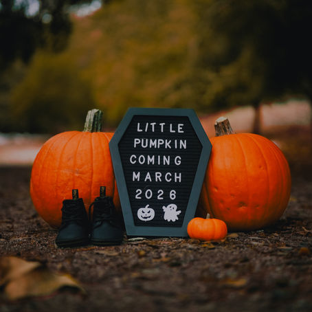 James & Amanda Baby Bat Announcement